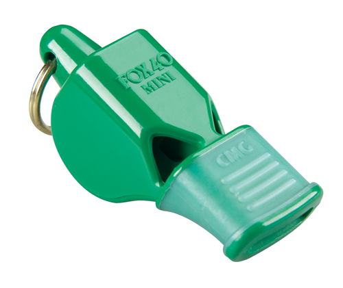 **SALE** Fox 40 MINI Green Whistle with Protector – Roof Sportswear